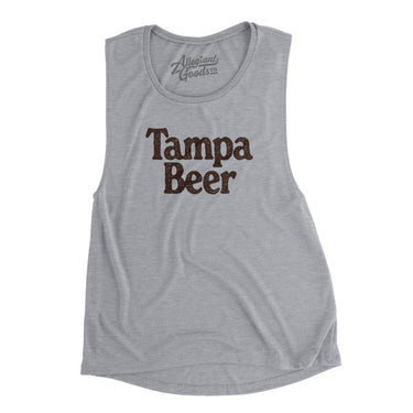Tampa Beer Women's Flowey Scoopneck Muscle Tank-Allegiant Goods Co. Vintage Sports Apparel