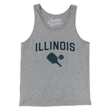 Illinois Pickleball Men/Unisex Tank Top-Athletic Heather-Allegiant Goods Co. Vintage Sports Apparel