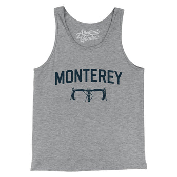 Monterey Cycling Men/Unisex Tank Top-Athletic Heather-Allegiant Goods Co. Vintage Sports Apparel