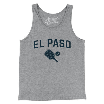 El Paso Pickleball Men/Unisex Tank Top-Athletic Heather-Allegiant Goods Co. Vintage Sports Apparel