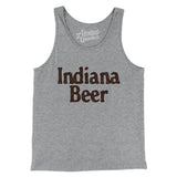 Indiana Beer Men/Unisex Tank Top-Athletic Heather-Allegiant Goods Co. Vintage Sports Apparel