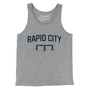 Rapid City Cycling Men/Unisex Tank Top-Athletic Heather-Allegiant Goods Co. Vintage Sports Apparel