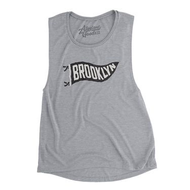 Brooklyn Pennant Women's Flowey Scoopneck Muscle Tank-Allegiant Goods Co. Vintage Sports Apparel