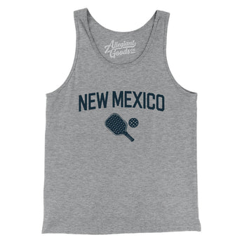 New Mexico Pickleball Men/Unisex Tank Top-Athletic Heather-Allegiant Goods Co. Vintage Sports Apparel