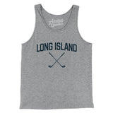 Long Island Golf Men/Unisex Tank Top-Athletic Heather-Allegiant Goods Co. Vintage Sports Apparel