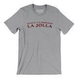 Actually It's Pronounced La Jolla Men/Unisex T-Shirt-Athletic Heather-Allegiant Goods Co. Vintage Sports Apparel