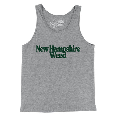 New Hampshire Weed Men/Unisex Tank Top-Allegiant Goods Co. Vintage Sports Apparel