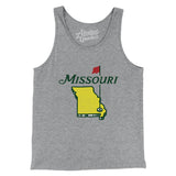 Missouri Golf Men/Unisex Tank Top-Athletic Heather-Allegiant Goods Co. Vintage Sports Apparel