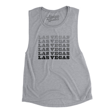 Las Vegas Repeat Women's Flowey Scoopneck Muscle Tank-Allegiant Goods Co. Vintage Sports Apparel