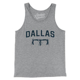 Dallas Cycling Men/Unisex Tank Top-Athletic Heather-Allegiant Goods Co. Vintage Sports Apparel