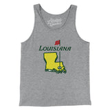 Louisiana Golf Men/Unisex Tank Top-Allegiant Goods Co. Vintage Sports Apparel
