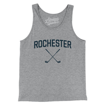 Rochester Golf Men/Unisex Tank Top-Athletic Heather-Allegiant Goods Co. Vintage Sports Apparel