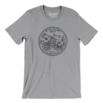 Mississippi State Quarter Men/Unisex T-Shirt-Allegiant Goods Co. Vintage Sports Apparel