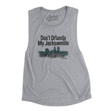 Don't Orlando My Jacksonville Women's Flowey Scoopneck Muscle Tank-Allegiant Goods Co. Vintage Sports Apparel