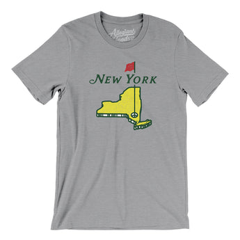 New York Golf Men/Unisex T-Shirt-Allegiant Goods Co. Vintage Sports Apparel
