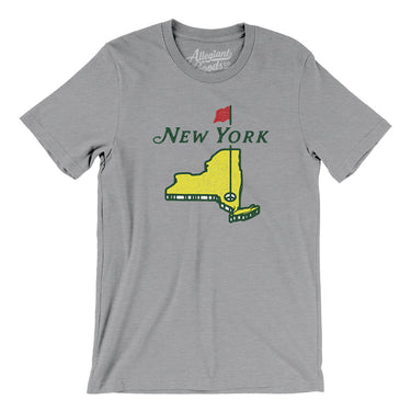 New York Golf Men/Unisex T-Shirt-Allegiant Goods Co. Vintage Sports Apparel