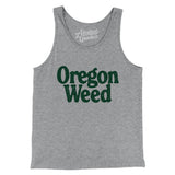 Oregon Weed Men/Unisex Tank Top-Athletic Heather-Allegiant Goods Co. Vintage Sports Apparel