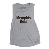 Memphis Beer Women's Flowey Scoopneck Muscle Tank-Athletic Heather-Allegiant Goods Co. Vintage Sports Apparel