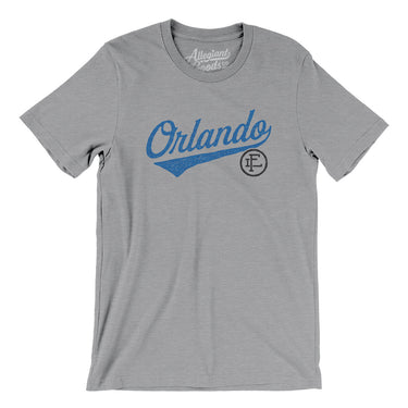 Orlando Vintage Script Men/Unisex T-Shirt-Allegiant Goods Co. Vintage Sports Apparel