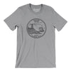 Maine State Quarter Men/Unisex T-Shirt-Athletic Heather-Allegiant Goods Co. Vintage Sports Apparel