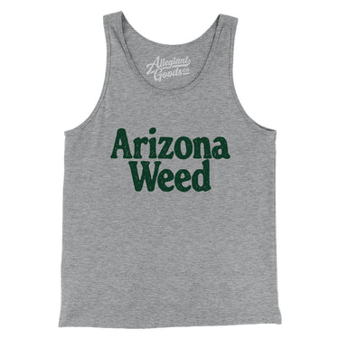 Arizona Weed Men/Unisex Tank Top-Athletic Heather-Allegiant Goods Co. Vintage Sports Apparel