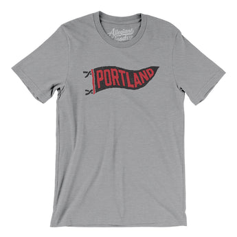 Portland Pennant Men/Unisex T-Shirt-Allegiant Goods Co. Vintage Sports Apparel