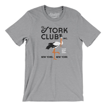 The Stork Club Nyc Men/Unisex T-Shirt-Athletic Heather-Allegiant Goods Co. Vintage Sports Apparel