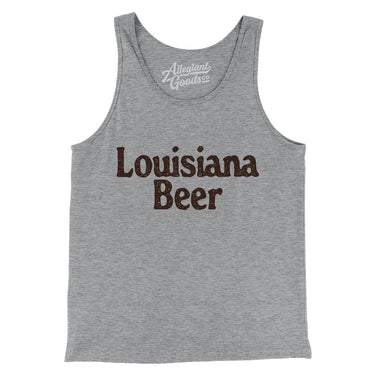 Louisiana Beer Men/Unisex Tank Top-Allegiant Goods Co. Vintage Sports Apparel