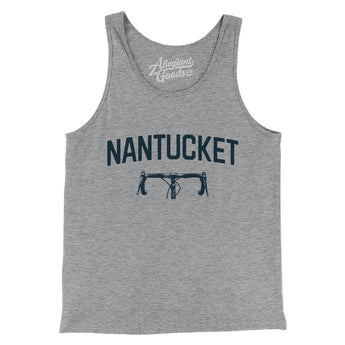Nantucket Cycling Men/Unisex Tank Top-Athletic Heather-Allegiant Goods Co. Vintage Sports Apparel