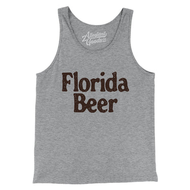 Florida Beer Men/Unisex Tank Top-Allegiant Goods Co. Vintage Sports Apparel