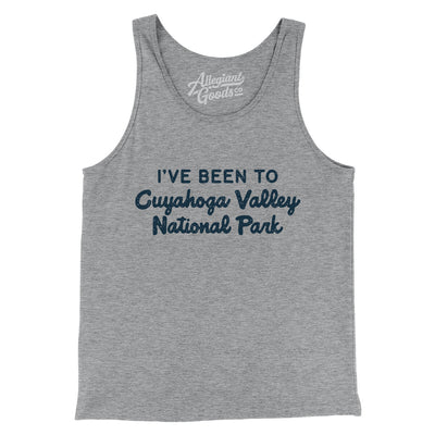 I've Been To Cuyahoga Valley National Park Men/Unisex Tank Top-Athletic Heather-Allegiant Goods Co. Vintage Sports Apparel