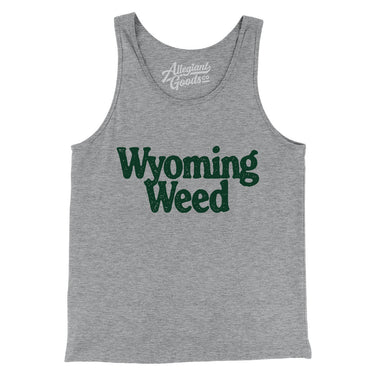 Wyoming Weed Men/Unisex Tank Top-Allegiant Goods Co. Vintage Sports Apparel