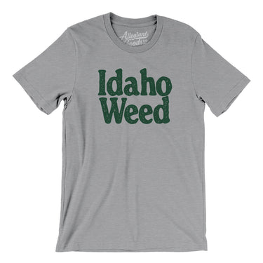 Idaho Weed Men/Unisex T-Shirt-Athletic Heather-Allegiant Goods Co. Vintage Sports Apparel