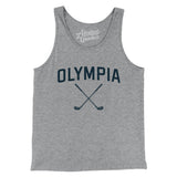 Olympia Golf Men/Unisex Tank Top-Athletic Heather-Allegiant Goods Co. Vintage Sports Apparel