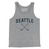 Seattle Golf Men/Unisex Tank Top-Athletic Heather-Allegiant Goods Co. Vintage Sports Apparel