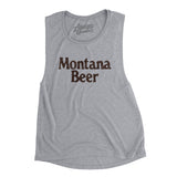 Montana Beer Women's Flowey Scoopneck Muscle Tank-Allegiant Goods Co. Vintage Sports Apparel