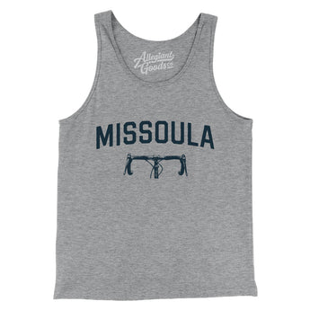 Missoula Cycling Men/Unisex Tank Top-Athletic Heather-Allegiant Goods Co. Vintage Sports Apparel