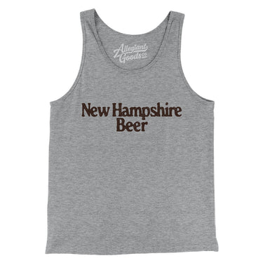 New Hampshire Beer Men/Unisex Tank Top-Allegiant Goods Co. Vintage Sports Apparel
