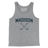 Madison Golf Men/Unisex Tank Top-Athletic Heather-Allegiant Goods Co. Vintage Sports Apparel