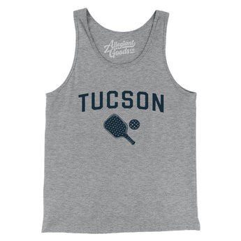 Tucson Pickleball Men/Unisex Tank Top-Athletic Heather-Allegiant Goods Co. Vintage Sports Apparel