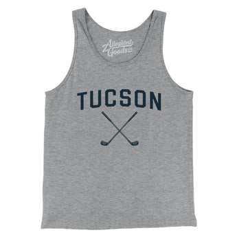 Tucson Golf Men/Unisex Tank Top-Athletic Heather-Allegiant Goods Co. Vintage Sports Apparel