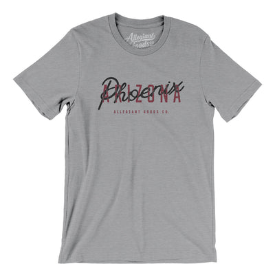Phoenix Overprint Men/Unisex T-Shirt-Athletic Heather-Allegiant Goods Co. Vintage Sports Apparel