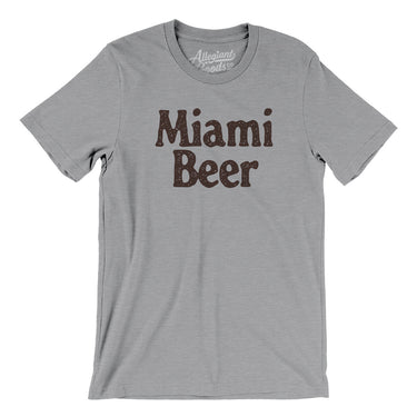 Miami Beer Men/Unisex T-Shirt-Allegiant Goods Co. Vintage Sports Apparel