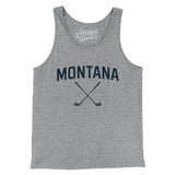 Montana Golf Men/Unisex Tank Top-Athletic Heather-Allegiant Goods Co. Vintage Sports Apparel