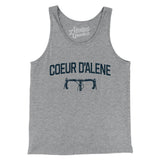 Coeur D'alene Cycling Men/Unisex Tank Top-Athletic Heather-Allegiant Goods Co. Vintage Sports Apparel