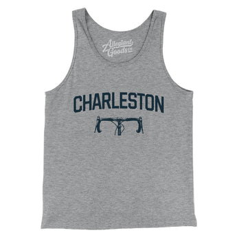 Charleston Cycling Men/Unisex Tank Top-Athletic Heather-Allegiant Goods Co. Vintage Sports Apparel