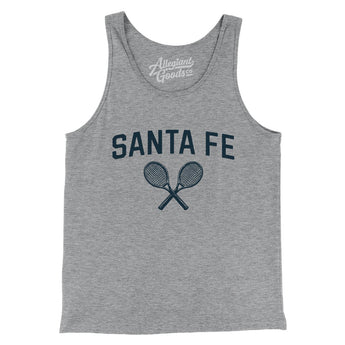 Santa Fe Tennis Men/Unisex Tank Top-Athletic Heather-Allegiant Goods Co. Vintage Sports Apparel