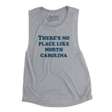 There's No Place Like North Carolina Women's Flowey Scoopneck Muscle Tank-Allegiant Goods Co. Vintage Sports Apparel