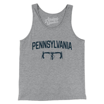Pennsylvania Cycling Men/Unisex Tank Top-Athletic Heather-Allegiant Goods Co. Vintage Sports Apparel