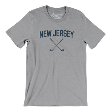New Jersey Golf Men/Unisex T-Shirt-Athletic Heather-Allegiant Goods Co. Vintage Sports Apparel